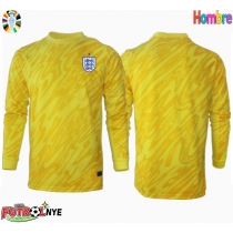 Camiseta Inglaterra Portero Visitante Equipación Eurocopa 2024 manga larga
